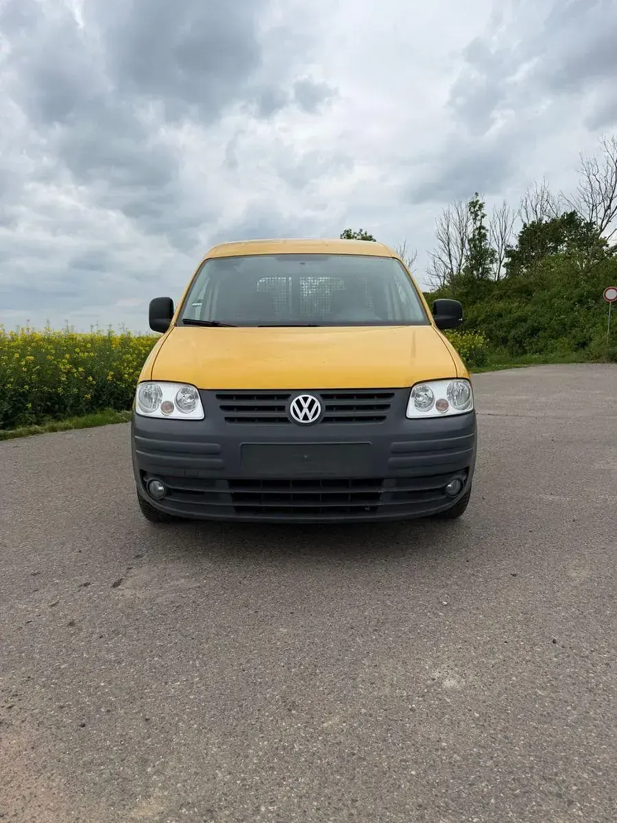 Gebraucht VW Caddy 75 PS (55 kW) 2010 Gelb Van / Kleinbus