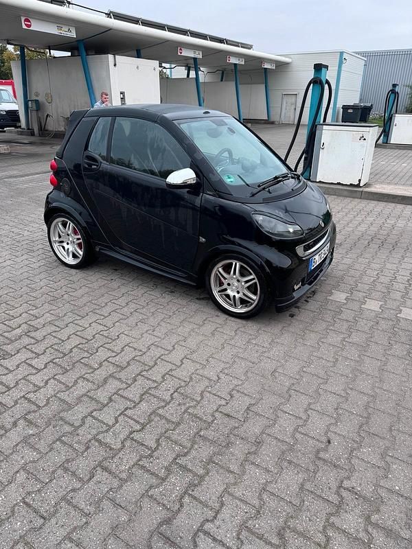Schwarz Gebraucht 2008 Smart ForTwo Cabrio Brabus Cabrio | 7.000 € (Fairer Preis) - Bild 1/4