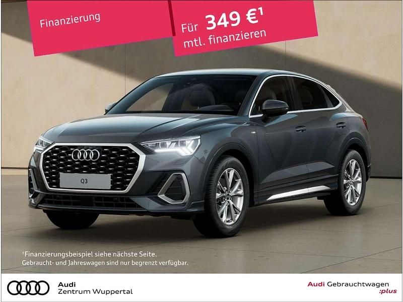 Grau Gebraucht 2024 Audi Q3 Sportback S-Line SUV | 42.920 € (Etwas zu teuer) - Bild 1/3