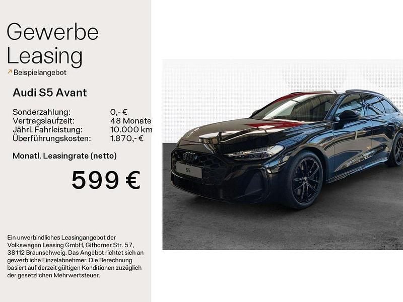 Schwarz Neu 2025 Audi S5 Sport Kombi | 76.990 € (Superpreis) - Bild 1/4