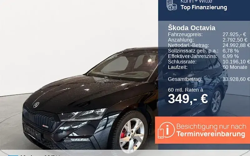 Używany Skoda Octavia RS 200 KM (147 kW) 2022 Kombi