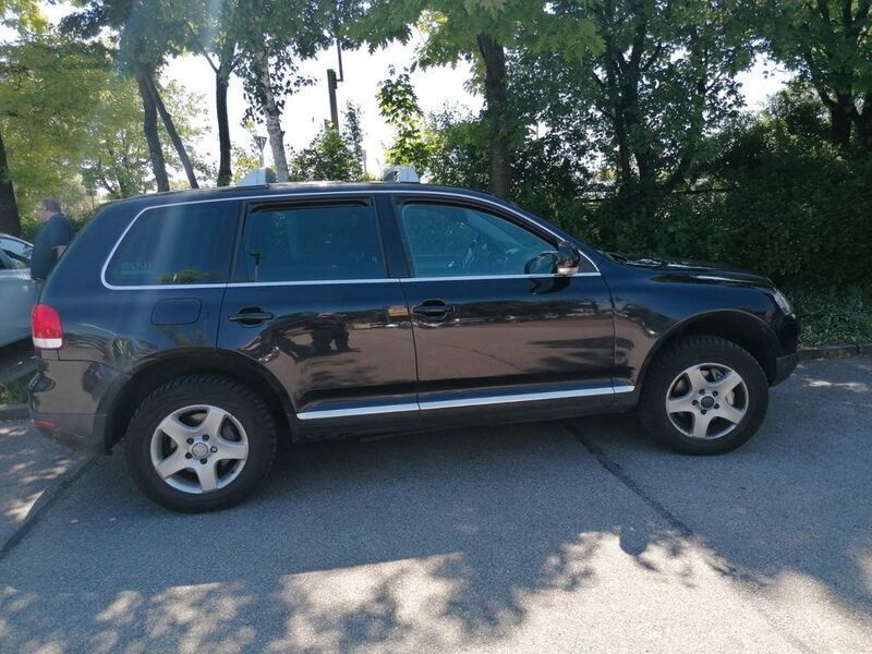 Schwarz Gebraucht 2007 VW Touareg SUV | 5.800 € (Superpreis) - Bild 1/4