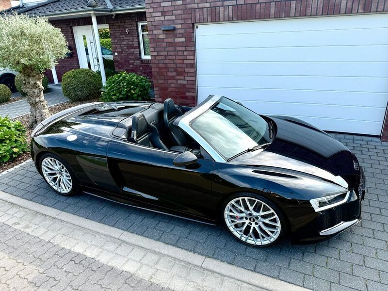 Schwarz Gebraucht 2017 Audi R8 Spyder Sport Cabrio | 137.500 € (Etwas zu teuer) - Bild 1/4