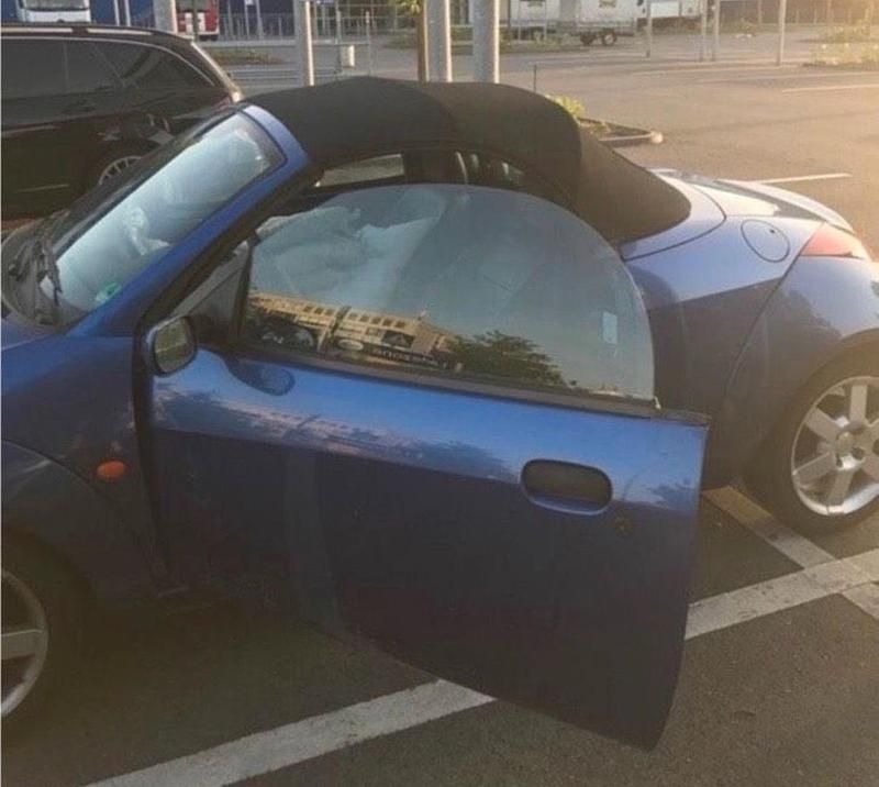Blau Gebraucht 2004 Ford StreetKa Cabrio | 600 € - Bild 1/4