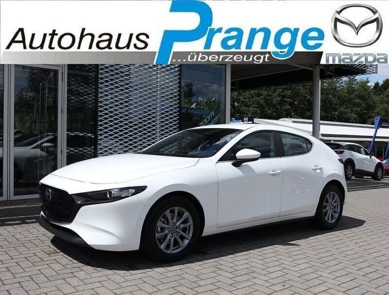 Arctic white Neu 2025 Mazda 3 Prime-Line Limousine | 24.885 € (Guter Preis) - Bild 1/4