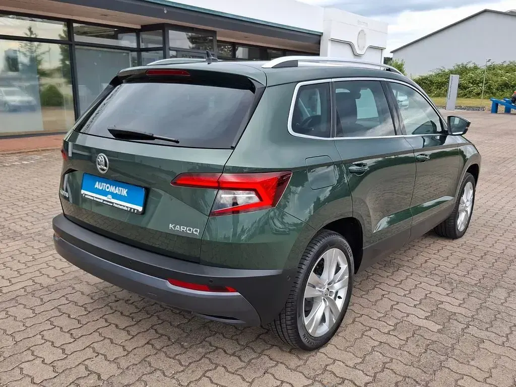Gebraucht Skoda Karoq Style 150 PS (110 kW) 2017 Emeraldgrün metallic SUV