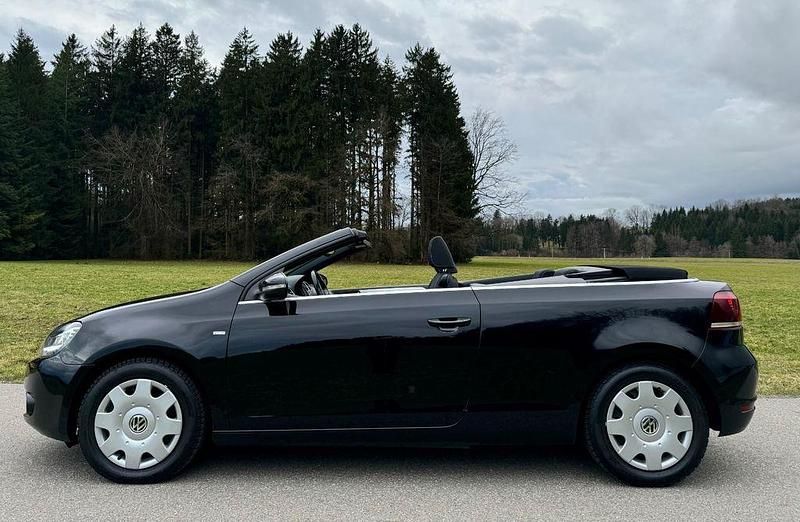 Schwarz Gebraucht 2015 VW Golf Cabriolet Cabrio | 9.000 € (Guter Preis) - Bild 1/4