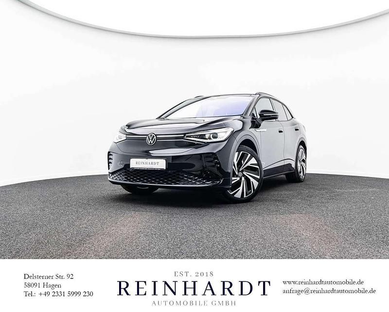 Mythosschwarz metallic Gebraucht 2022 VW ID.4 GTX SUV | 33.310 € (Guter Preis) - Bild 1/3