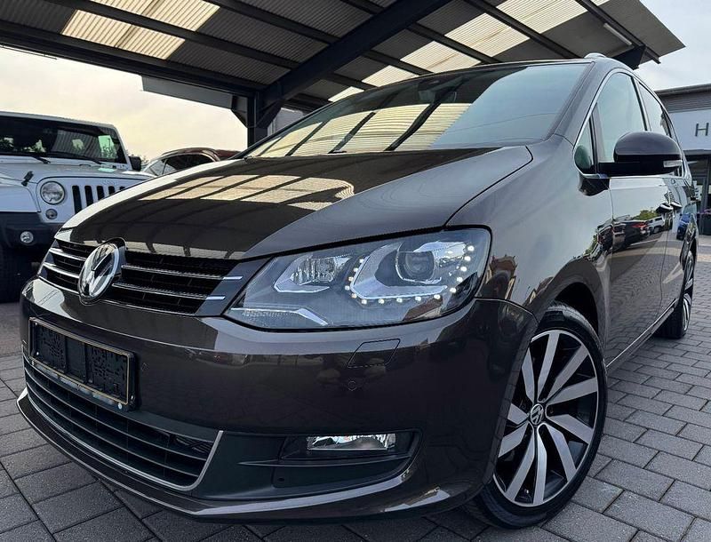 Gebraucht VW Sharan Allstar 150 PS (110 kW) 2016 Schwarz Van / Kleinbus