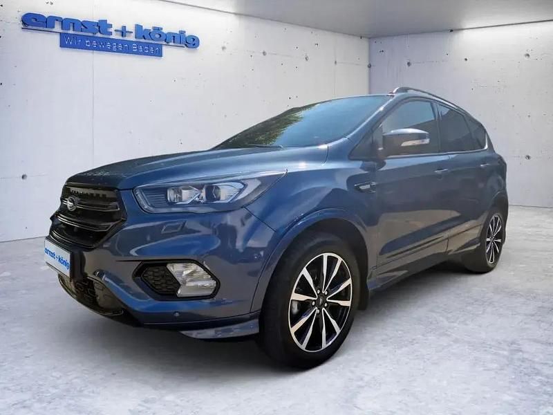 Blau Gebraucht 2019 Ford Kuga ST-Line SUV | 20.690 € (Etwas zu teuer) - Bild 1/4
