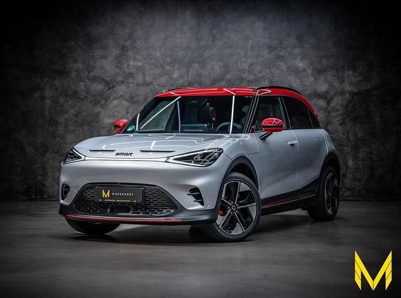 Smart cyber silver metallic Gebraucht 2024 Smart #1 Brabus SUV | 36.222 € (Fairer Preis) - Bild 1/4