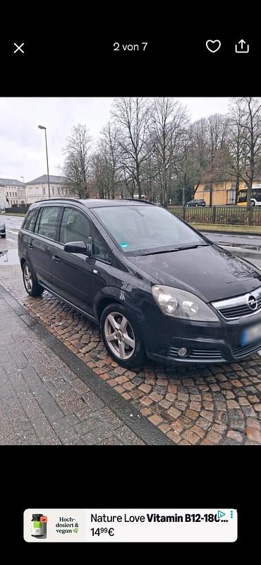 Gebraucht Opel Zafira 2007 Schwarz Van / Kleinbus