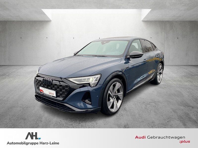 Blau Gebraucht 2024 Audi Q8 e-tron Advanced Plus SUV | 66.900 € (Guter Preis) - Bild 1/4