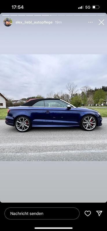 Gebraucht Audi S3 Cabriolet 300 PS (220 kW) 2019 Blau Cabrio