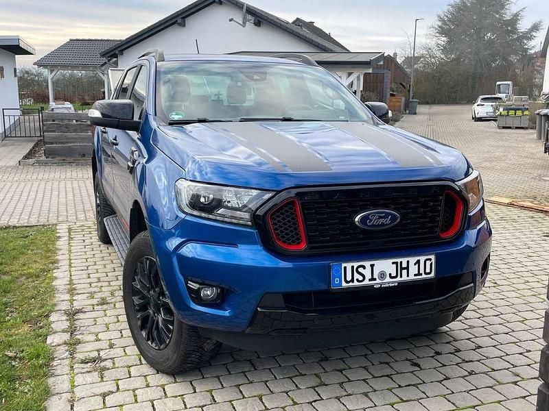Blau Gebraucht 2023 Ford Ranger Abholung | 32.950 € (Superpreis) - Bild 1/4