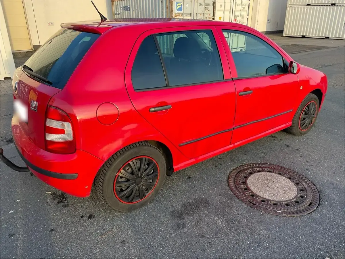 Gebraucht Skoda Fabia 75 PS (55 kW) 2006 Rot Kleinwagen