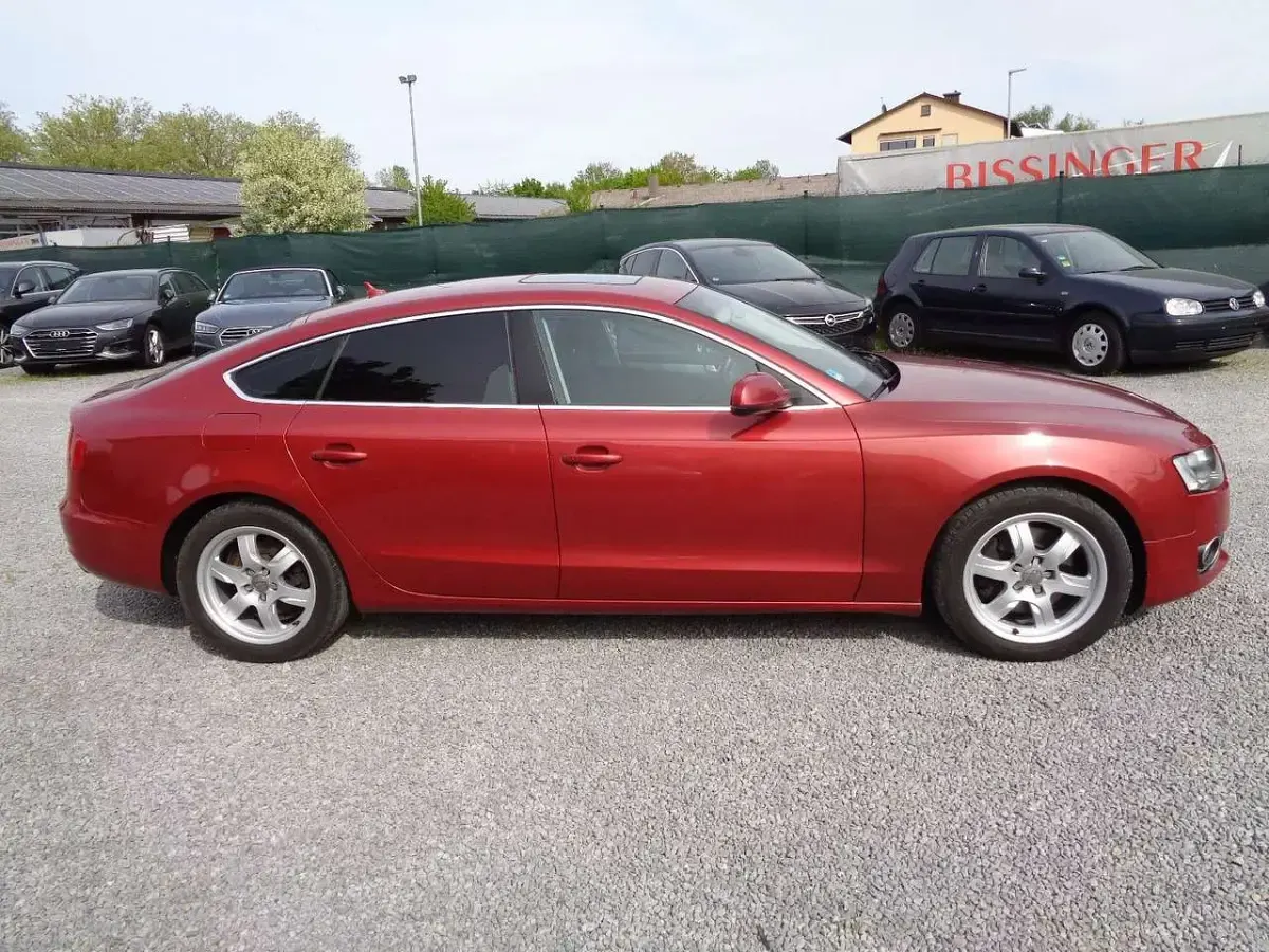 Używany Audi A5 Sportback Advanced 239 KM (175 kW) 2010 Czerwony Hatchback