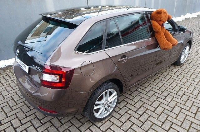 Gebraucht Skoda Rapid Style 110 PS (80 kW) 2018 Braun Kleinwagen