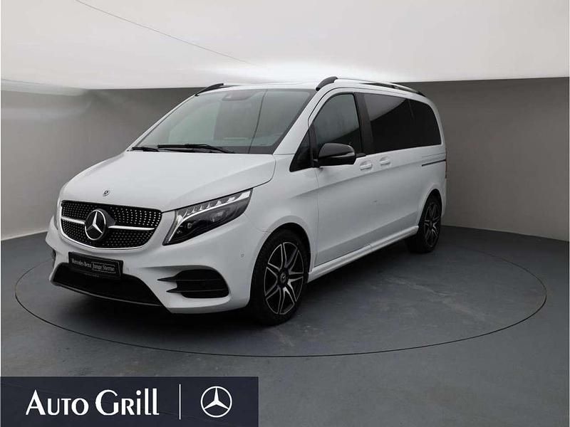 Bergkristallweiß metallic Gebraucht 2024 Mercedes V250 AMG Van / Kleinbus | 60.450 € (Fairer Preis) - Bild 1/4