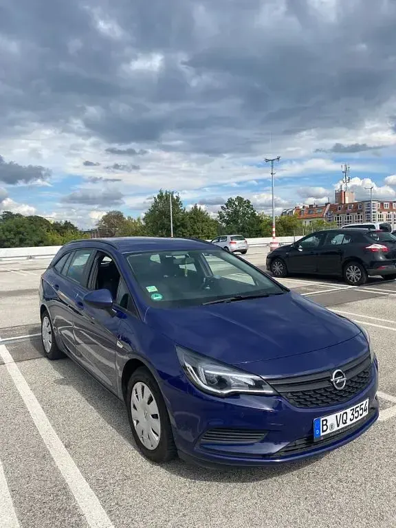 Gebraucht Opel Astra Business 110 PS (80 kW) 2016 Blau Kombi