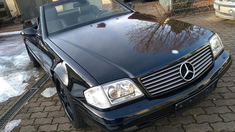 Gebraucht Mercedes SL500 AMG 306 PS (225 kW) 2000 Schwarz Cabrio