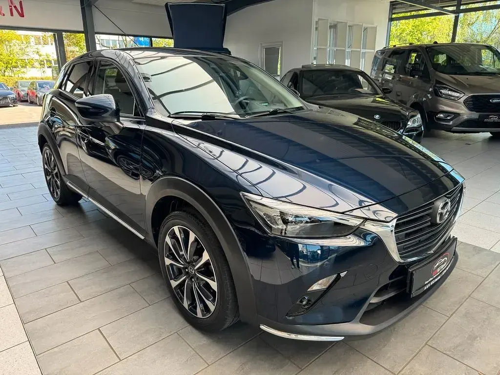 Gebraucht Mazda CX-3 Sports-Line 180 PS (132 kW) 2019 Blau SUV