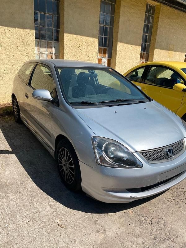 Silber Gebraucht 2004 Honda Civic Kleinwagen | 600 € (Superpreis) - Bild 1/4