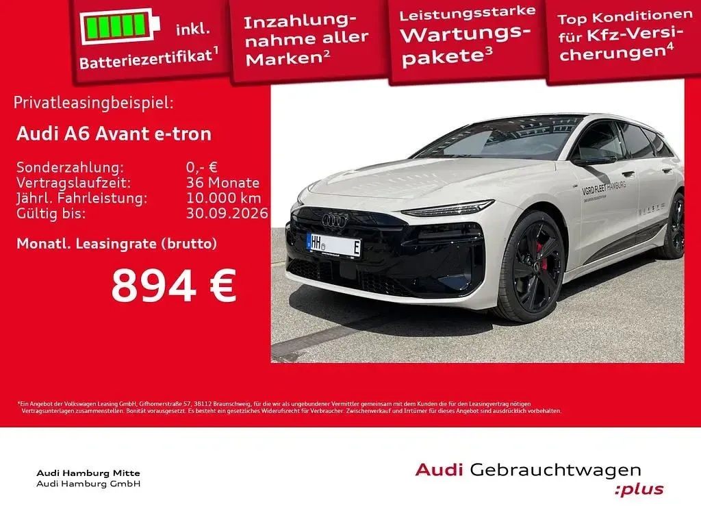 Gebraucht Audi A6 e-tron S-Line 269 kW (367 PS) 2026 Siambeige metallic Kombi