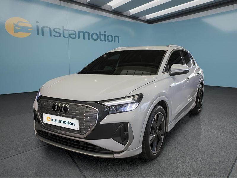 Weiß Gebraucht 2022 Audi Q4 e-tron S-Line SUV | 30.499 € (Etwas zu teuer) - Bild 1/4