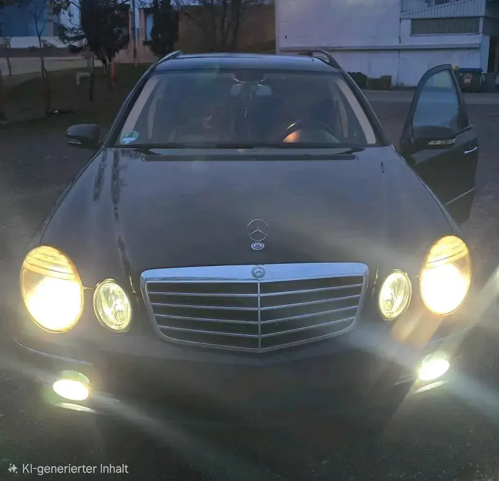 Usata Mercedes E220 200 CV (147 kW) 2007 Nero Station wagon