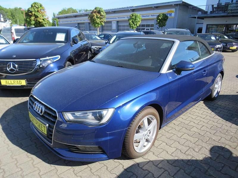 Scubablau metallic Gebraucht 2014 Audi A3 Cabriolet Ambition Cabrio | 14.990 € (Fairer Preis) - Bild 1/4