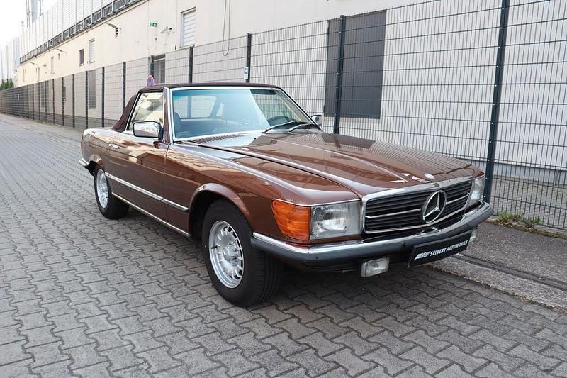 Braun Gebraucht 1979 Mercedes SL280 Cabrio | 29.950 € - Bild 1/4