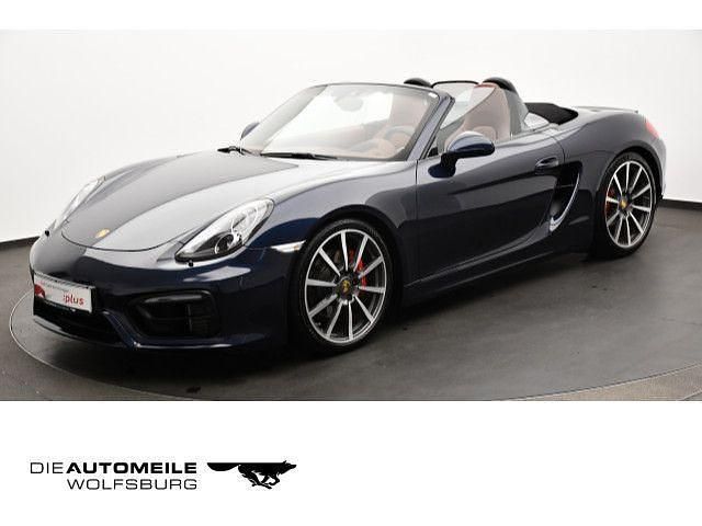 Dunkelblaumetallic (metallic) Gebraucht 2016 Porsche Boxster S Cabrio | 59.580 € (Fairer Preis) - Bild 1/4