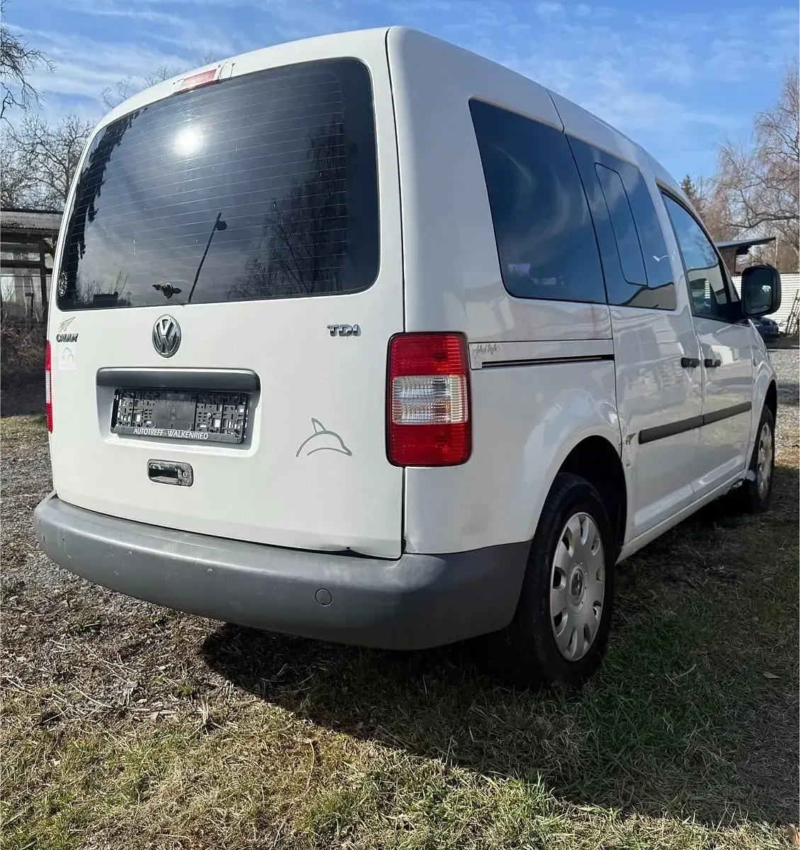 Gebraucht VW Caddy 90 PS (66 kW) 2005 Weiß Van / Kleinbus