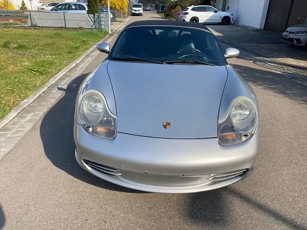 Usata Porsche Boxster 228 CV (167 kW) 2004 Argento Cabrio