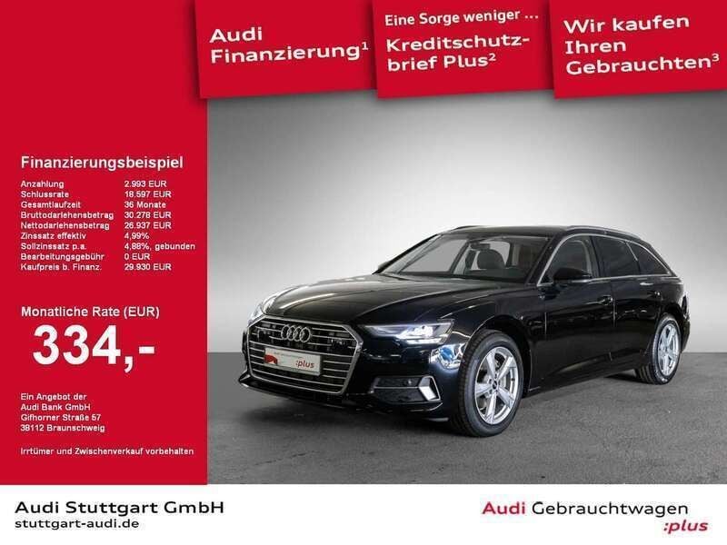 Schwarz Gebraucht 2022 Audi A6 Sport Kombi | 31.940 € (Guter Preis) - Bild 1/2