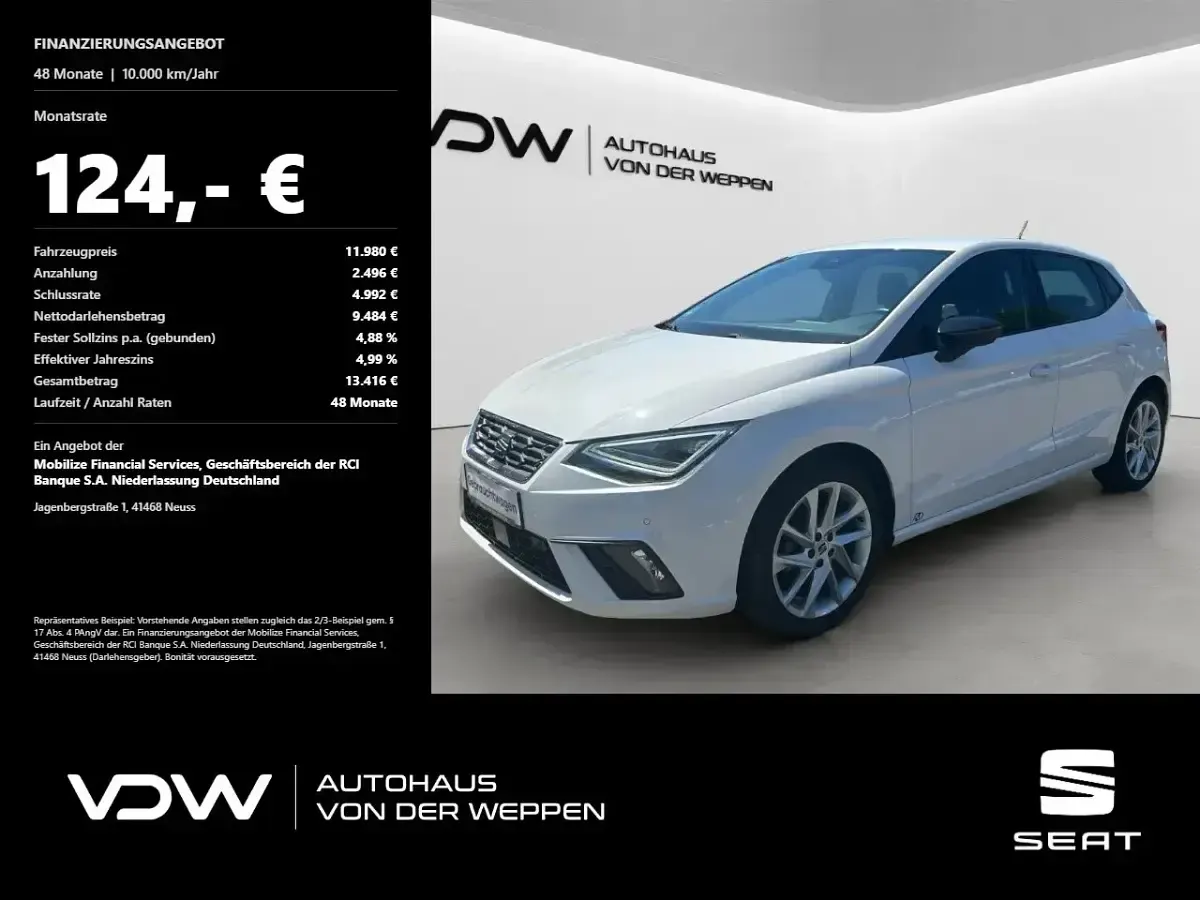Gebraucht Seat Ibiza FR 90 PS (66 kW) 2022 Kleinwagen