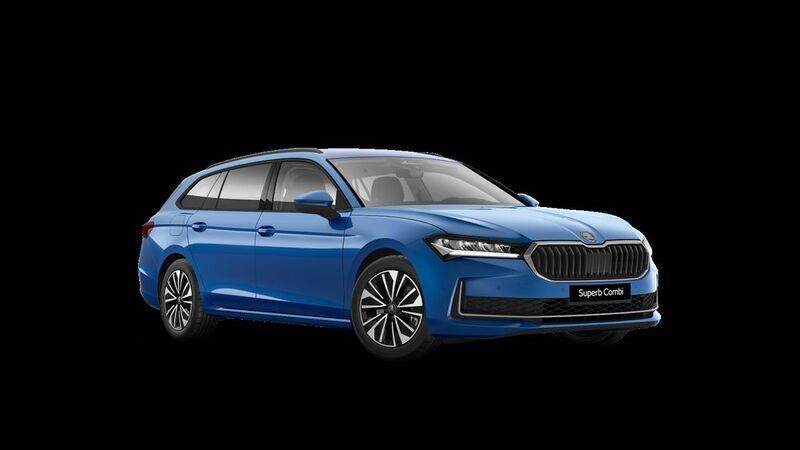 Blau Neu 2025 Skoda Superb Selection Kombi | 51.350 € (Teuer) - Bild 1/4