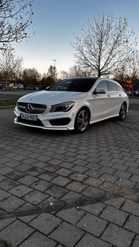 Weiß Gebraucht 2016 Mercedes CLA180 Shooting Brake AMG line Kombi | 14.999 € (Fairer Preis) - Bild 1/4