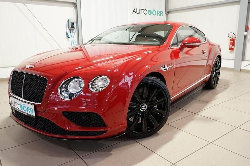 Dragon red metallic Gebraucht 2017 Bentley Continental GT Mulliner Coupé | 98.900 € - Bild 1/4