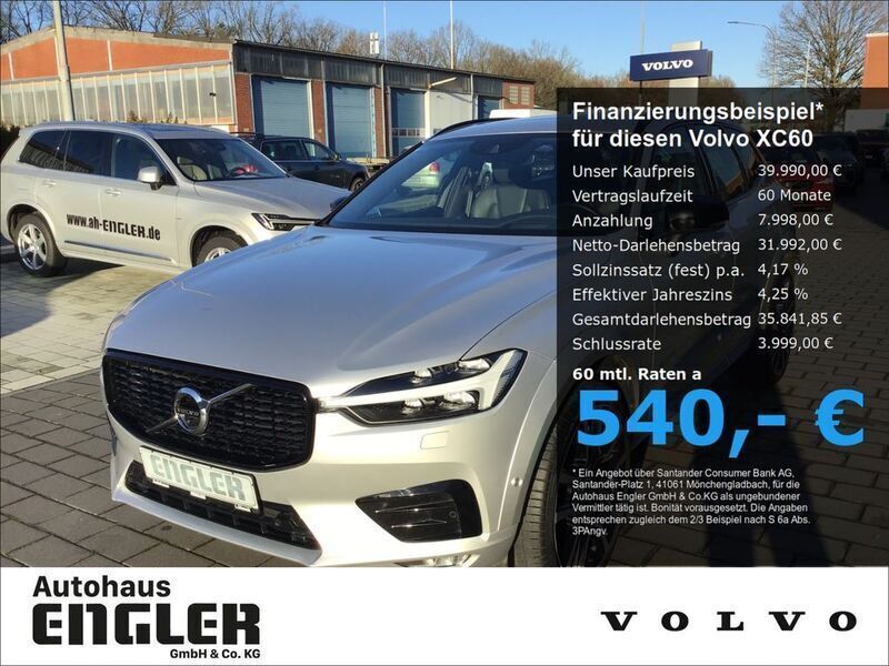 Bright silver Gebraucht 2021 Volvo XC60 R-Design SUV | 39.990 € (Etwas zu teuer) - Bild 1/4