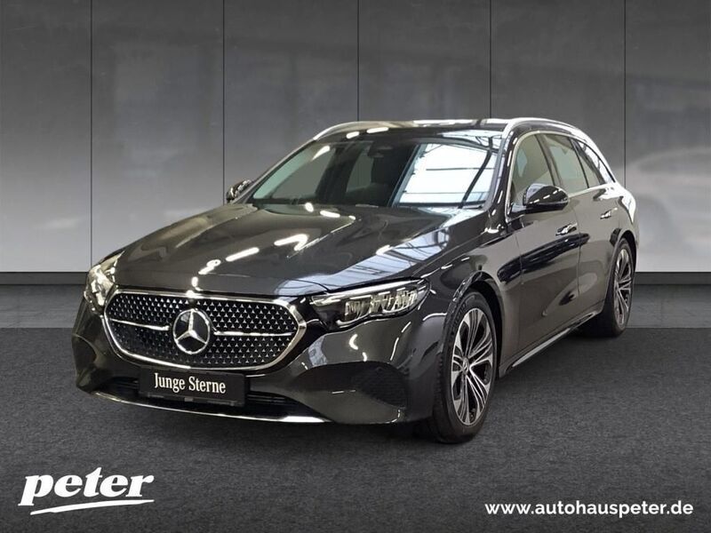 Metalliclack graphitgrau Gebraucht 2023 Mercedes E220 Avantgarde Kombi | 46.310 € (Guter Preis) - Bild 1/4