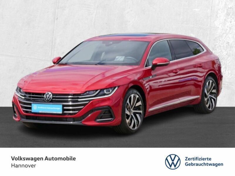 Kings red (metallic) Gebraucht 2021 VW Arteon R-line Kombi | 26.680 € (Guter Preis) - Bild 1/2
