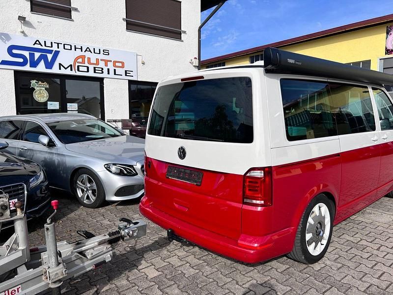 Gebraucht VW T6 Beach 150 PS (110 kW) 2016 Candyweiß/kirschrot Van