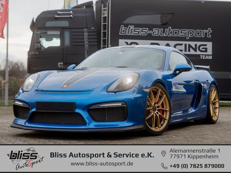 Blau Gebraucht 2015 Porsche Cayman GT4 Coupé | 77.900 € (Guter Preis) - Bild 1/4