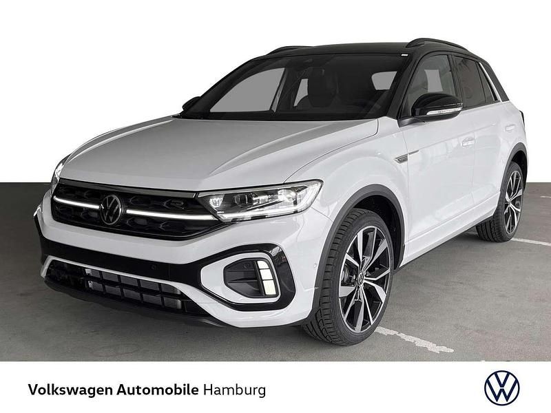Pure white schwarz Neu 2025 VW T-Roc R-line SUV | 48.635 € - Bild 1/4