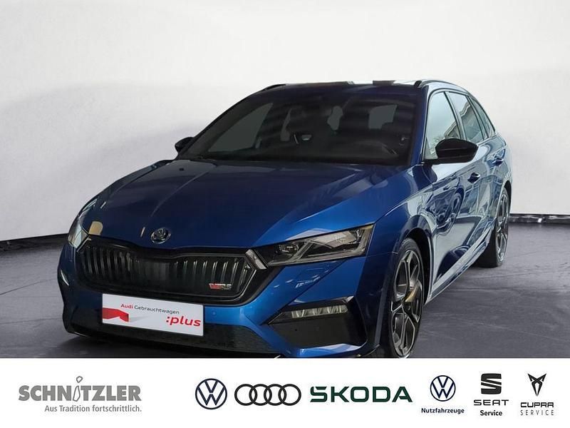 Raceblau metallic Gebraucht 2022 Skoda Octavia RS Kombi | 33.990 € (Fairer Preis) - Bild 1/4