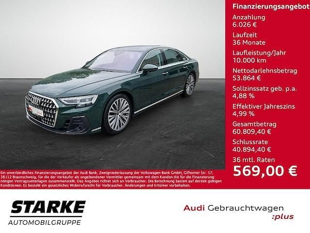 Gebraucht Audi A8 Ambiente 460 PS (338 kW) 2023 Grün (goodwoodgreen individuallackie) Limousine