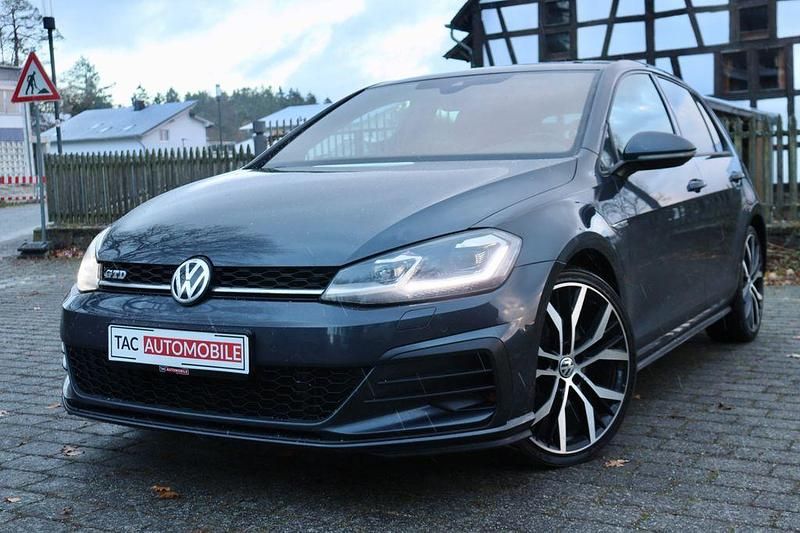 Dark iron blue Gebraucht 2018 VW Golf VII GTD Limousine | 11.750 € (Teuer) - Bild 1/4