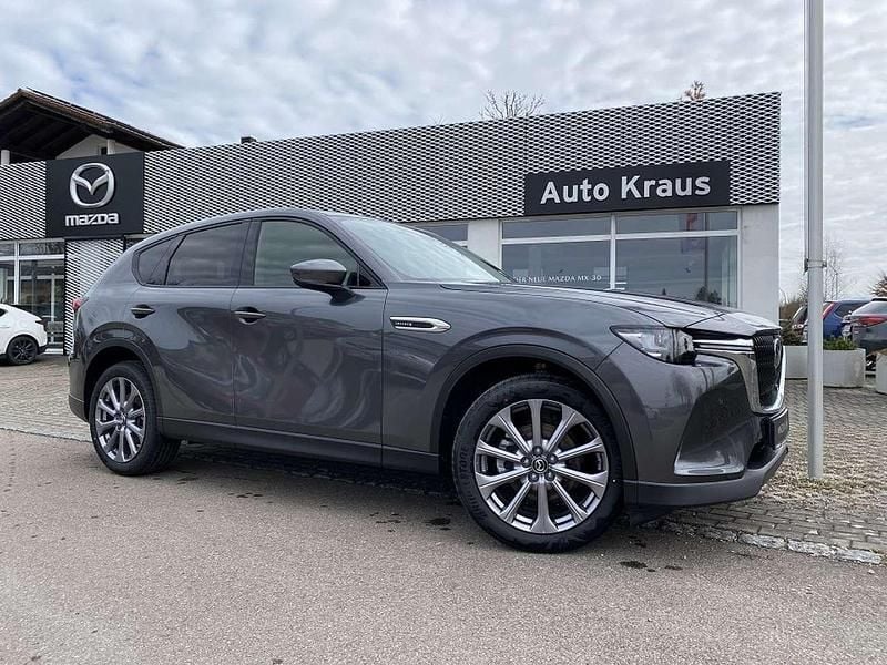 Machine grey Gebraucht 2024 Mazda CX-60 Exclusive-Line SUV | 40.990 € (Guter Preis) - Bild 1/4